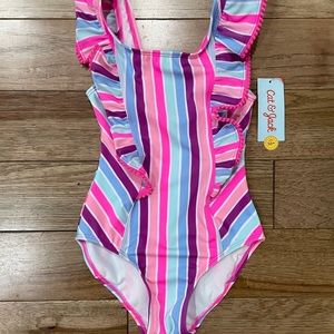 Cat & Jack Girls Bathing Suit NWT